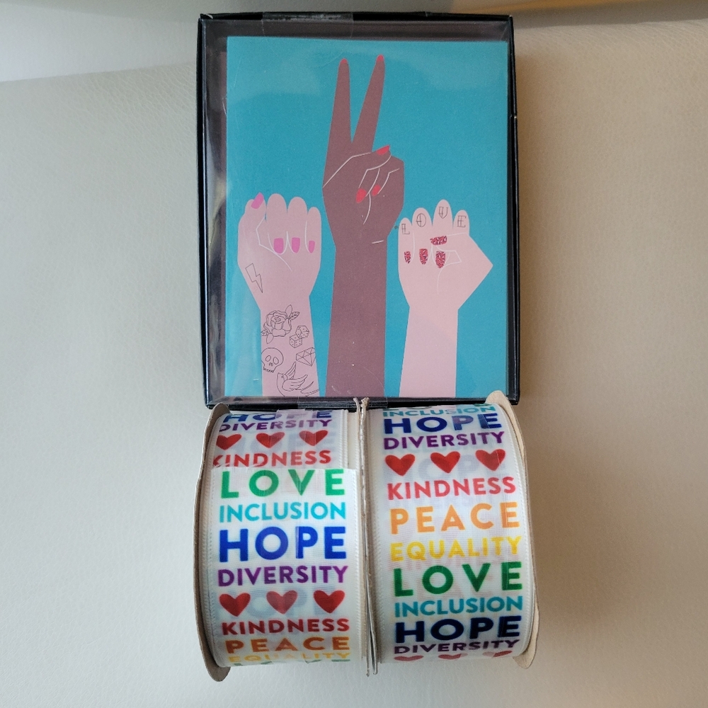 Diversity Bundle ~ Notecards & Ribbon ~ NWT ~ LGBTQ ~ Pride Month! FINAL PRICE!